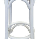 Rattan Seated Barstool - Antique White at online8 furniture store Auckland