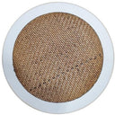 Rattan Seated Barstool - Antique White at online8 furniture store Auckland