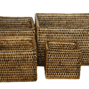 Rattan Storage Boxes S/4 at online8 furniture store Auckland