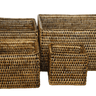 Rattan Storage Boxes S/4 at online8 furniture store Auckland