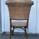 Rattan Weave Dining Chair - Antique Oak at online8 furniture store Auckland