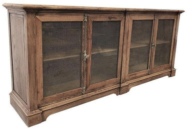 Reclaimed Elm Sideboard with Chickenwire Doors at online8 furniture store Auckland