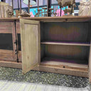 Reclaimed Oak Buffet Table with Zinc Panels at online8 furniture store Auckland