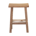 Reclaimed Teak Bar & Kitchen Counter Stool - Natural at online8 furniture store Auckland