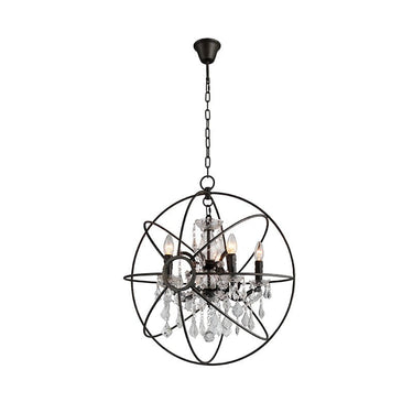 Rococo Globe 65cm Chandelier at online8 furniture store Auckland