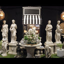 Roman Stone Sienna Fountain With Flange & Spout at online8 furniture store Auckland