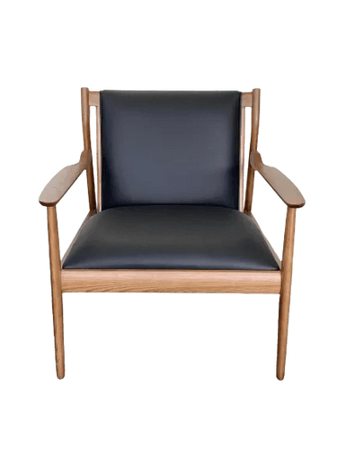 Romano Mid-Century Armchair Black at online8 furniture store Auckland