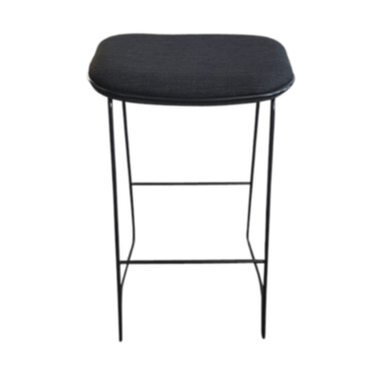 Romi Barstool Upholstered Seat Metal Frame at online8 furniture store Auckland