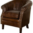 Roosevelt Tub Armchair Vintage Cigar at online8 furniture store Auckland