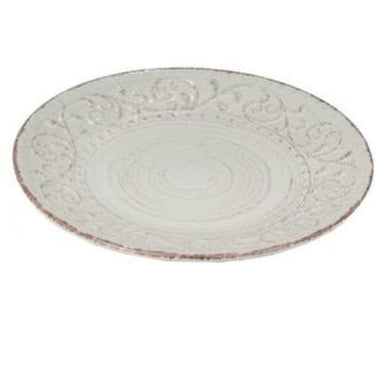 Rustic fare side plate Set/6 - Cream at online8 furniture store Auckland