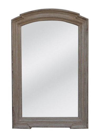 Rustic Mirror In Powder Grey at online8 furniture store Auckland