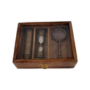 Sand Timer | Telescope and Magnifier Set | Gift Set | Antique Design at online8 furniture store Auckland