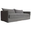 Santa Monica 3 Seater Slip Cover Sofa - Grey at online8 furniture store Auckland
