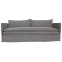 Santa Monica 3 Seater Slip Cover Sofa - Grey at online8 furniture store Auckland