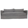 Santa Monica 3 Seater Slip Cover Sofa - Grey at online8 furniture store Auckland