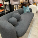 Seattle 3 Seat Boucle Sofa - Charcoal at online8 furniture store Auckland