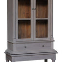 Secretary's Cabinet Antique Grey Old Pine at online8 furniture store Auckland
