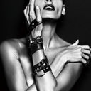 Shadowed in Leather - Glass Wall Art at online8 furniture store Auckland