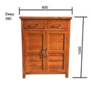 Shoe Cabinet Natural at online8 furniture store Auckland