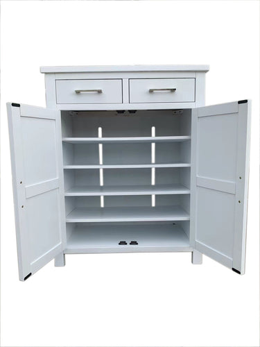 Shoe Cabinet White at online8 furniture store Auckland