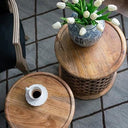 Side Tables Jali Cutting Set of 2 at online8 furniture store Auckland