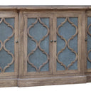 Sideboard Reclaimed Elm with Zinc Door Panels at Online8 Furniture Auckland NZ