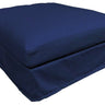 Slip Cover - Bleu - Ottoman at online8 furniture store Auckland