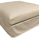 Slip Cover - Salt & Pepper - Ottoman at online8 furniture store Auckland