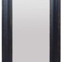 Solid Oak Floor Mirror - Black at online8 furniture store Auckland