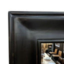 Solid Oak Wall Mirror-Black at online8 furniture store Auckland