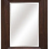 Solid Wood Bevelled Floor Mirror - Dark Oak at online8 furniture store Auckland