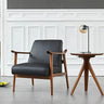 Spencer Mid-Century Armchair Black at online8 furniture store Auckland