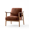 Spencer Mid-Century Armchair Saddle at online8 furniture store Auckland