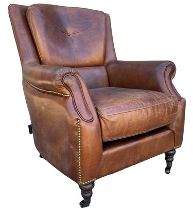 Springfield Armchair - Vintage Cigar at online8 furniture store Auckland