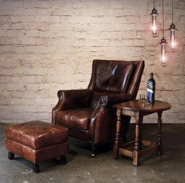Springfield Armchair - Vintage Cigar at online8 furniture store Auckland