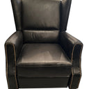 Stratford Leather Recliner Chair - Belon Black at online8 furniture store Auckland
