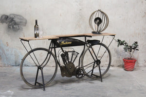 Vintage Cycle Console / Bar Table