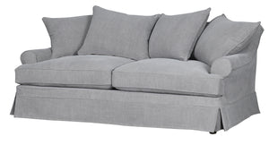 Newport 2.5 Seater Slip Cover Sofa - Cool Grey