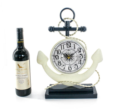 Table Clock - Boat Anchor at online8 furniture store Auckland