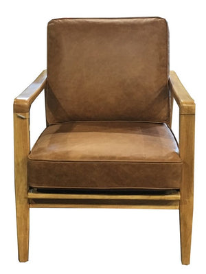 Finn Chair - Columbia Brown / Oak Frame