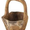Teak Bowl with Handle at online8 furniture store Auckland