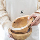 Teak Bowls - Set/2 at online8 furniture store Auckland