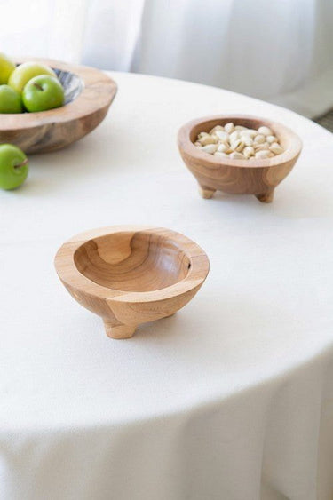 Teak Bowls - Set/2 at online8 furniture store Auckland