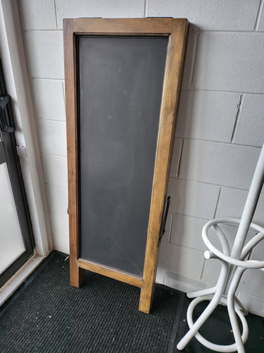 Teak Double Sided Black board | Chalk Board | Café & Restaurant Sign at online8 furniture store Auckland