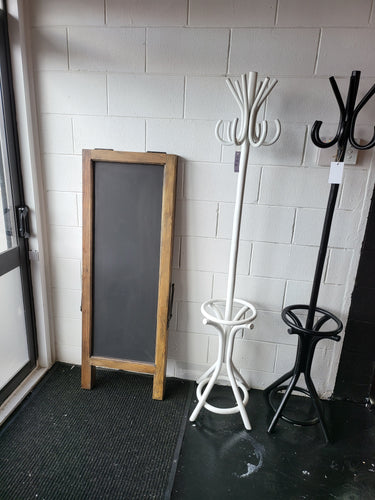 Teak Double Sided Black board | Chalk Board | Café & Restaurant Sign at online8 furniture store Auckland