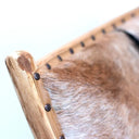 Teak & Leather Foldable Casual Chair at online8 furniture store Auckland