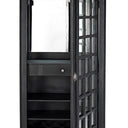 Telephone Booth Bar Black at online8 furniture store Auckland