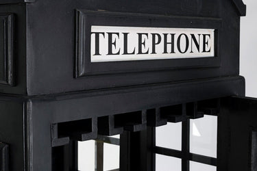 Telephone Booth Bar Black at online8 furniture store Auckland