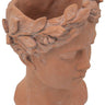 Terracotta Visage Head Planter at online8 furniture store Auckland