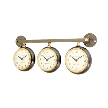Time Zone Wall Clock | World Wall Clock at online8 furniture store Auckland